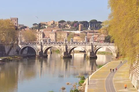Medieval bridge Stock Photos