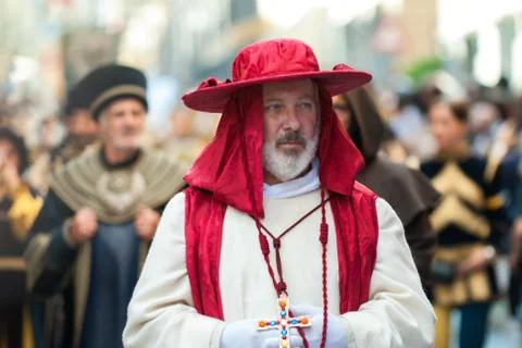 Medieval Cardinal Stock Photos