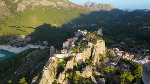 Medieval Castle From Above Video stock 300348879