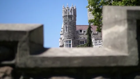 Medieval Castle background in 4K Stock Footage 77261317