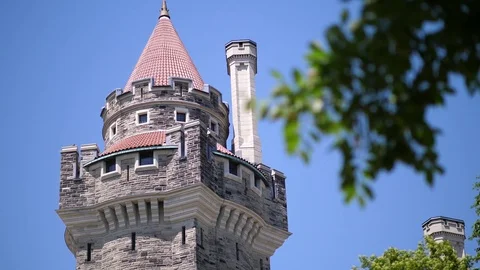 Medieval Castle background Stock Footage 77259183