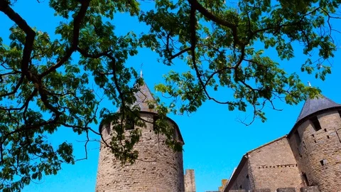 Medieval castle in Carcassonne Stock Footage 112334972