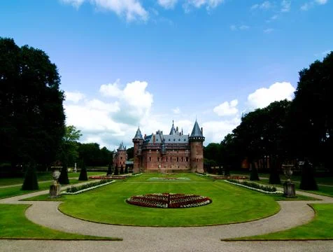 Medieval Castle de Haar Stock Photos