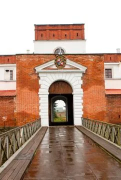 Medieval castle in dubno Foto stock