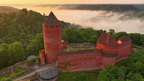 Medieval castle in the flow of time 스톡 동영상 322793899