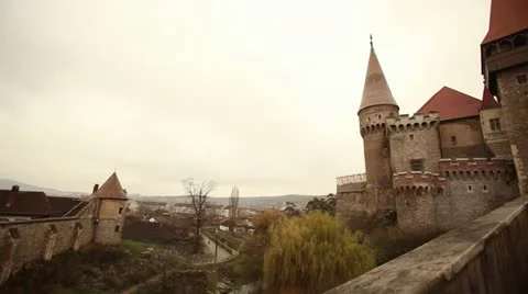 Medieval castle Stock Footage 20588924