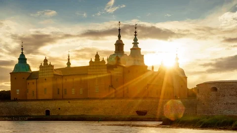 Medieval castle Stock Footage 87808811