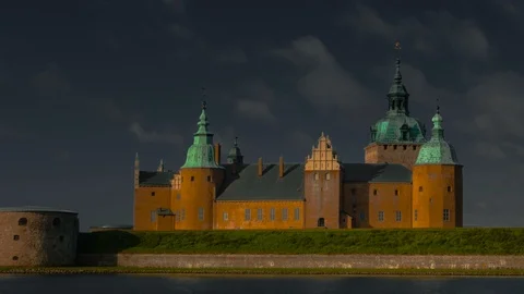 Medieval castle Stock Footage 87808812