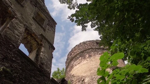 Medieval Castle Stock Footage 124024323