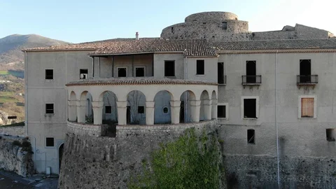 Medieval Castle Stock Footage 128760700