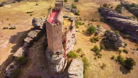 Medieval Castle Stock Footage 139960617