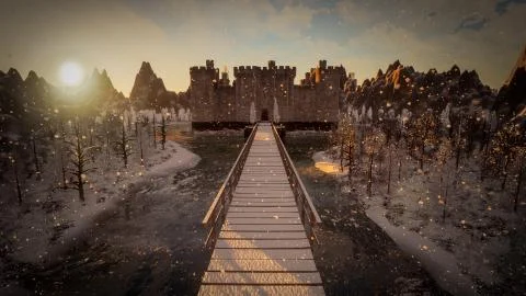 Medieval castle Stock Illustration