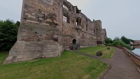 Medieval castle ruins Stock-Footage 245176244