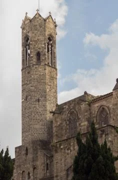 Medieval castle tower Stock Photos