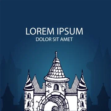 Medieval castles Stock-Illustration