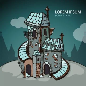 Medieval castles Stock Illustration