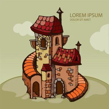 Medieval castles Stock-Illustration