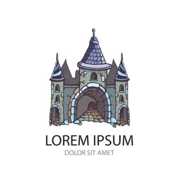 Medieval castles Stock Illustration