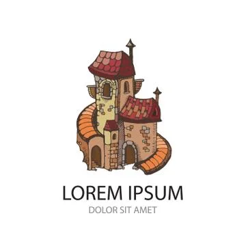 Medieval castles Stock Illustration