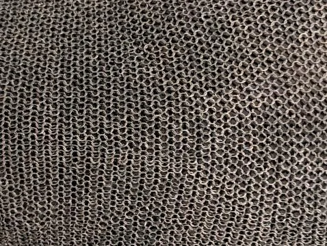 Medieval Chainmail Armor Interlocking Rings Texture Stock Photos