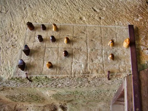 Medieval Chess game Stock Photos