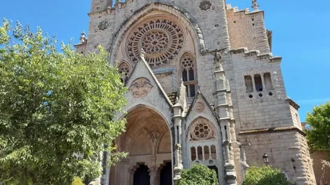 Medieval church Video stock 338158995