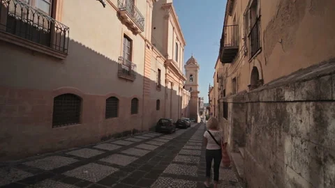 Medieval City Noto Stockbeeldmateriaal 108266279