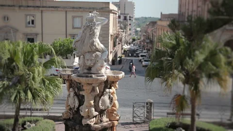 Medieval City Noto Stock Footage 113423018