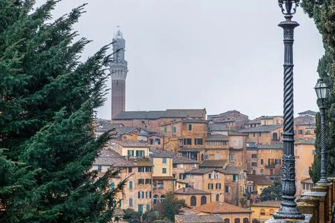 Medieval Cityscape View Stock Photos