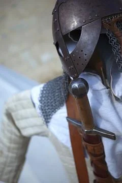 Medieval clothes Stock Photos