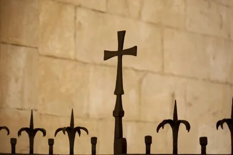 Medieval cross Stock Photos