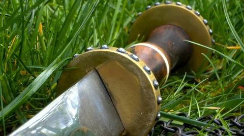 Medieval Dagger close up 스톡 동영상 37138092