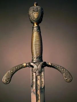 Medieval dagger Foto stock