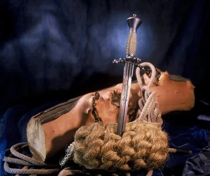 Medieval dagger Stock Photos