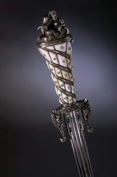 Medieval dagger Stock Photos