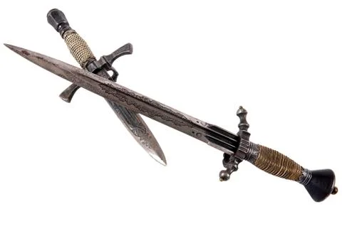 Medieval dagger Stock Photos