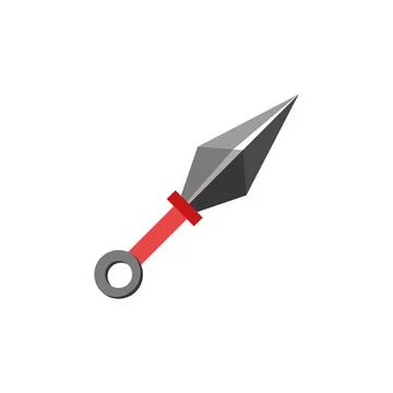 Medieval Dagger Weapon. Vector Stock Illustration