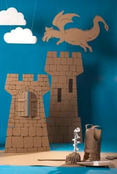 Medieval decorations Stock Photos