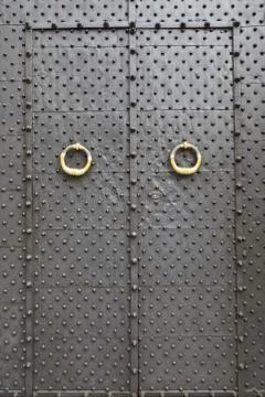 Medieval door Stock Photos