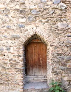 Medieval door Stock Photos