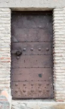 Medieval door Stock Photos