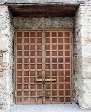 Medieval door Stock Photos