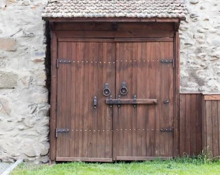 Medieval door Stock Photos