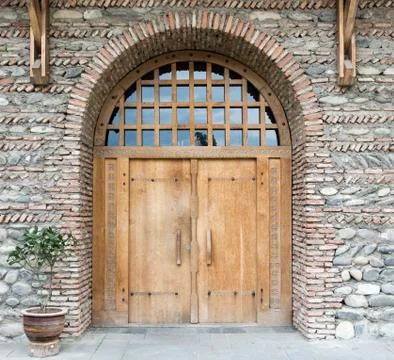 Medieval door Stock Photos