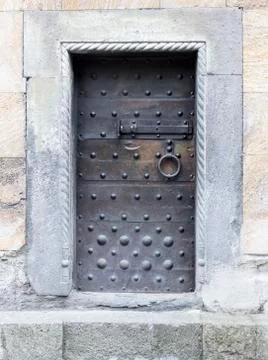 Medieval door Stock Photos