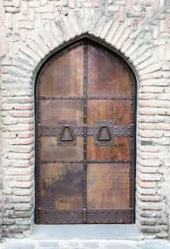 Medieval door Stock Photos
