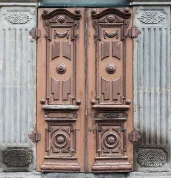 Medieval door Stock Photos