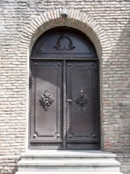 Medieval door Stock Photos