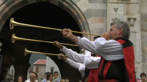 Medieval Drummer 13 Stock-Footage 94277