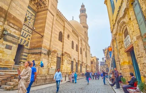 The medieval edifices of old Cairo, Egypt Stock Photos